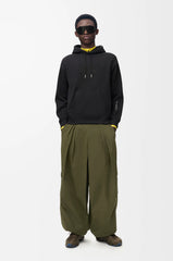 Pleated Cargo Trousers In Technical Shell