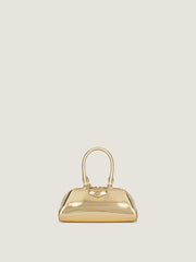 Mini Antigona East-west Bag In Laminated Leather