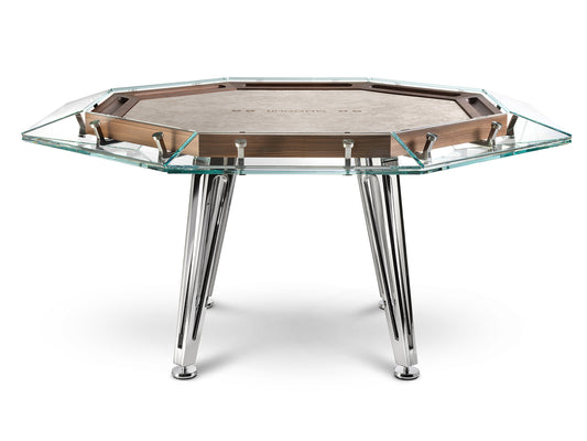 Unootto Wood 8 Player Poker Table