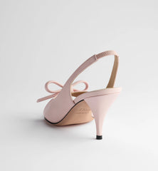 Dior Bow Heeled Slingback Sandal