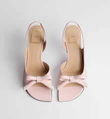 Dior Bow Heeled Slingback Sandal