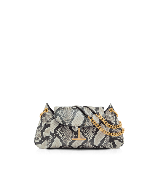 Printed Python Tara Chain Shoulder Bag