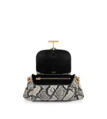 Printed Python Tara Chain Shoulder Bag