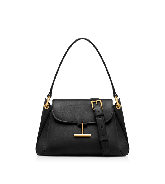 Natural Grain Leather Tara Small Shoulder Bag