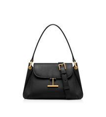 Natural Grain Leather Tara Small Shoulder Bag