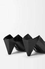 Origami Flap Back Pump In Lambskin