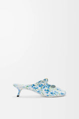 Pebble Soft Mule In Printed Nappa Lambskin