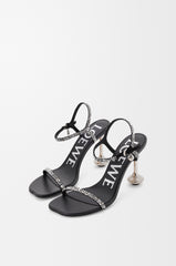 Toy Sandal In Suede And Strass