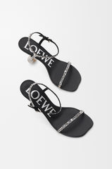 Toy Sandal In Suede And Strass