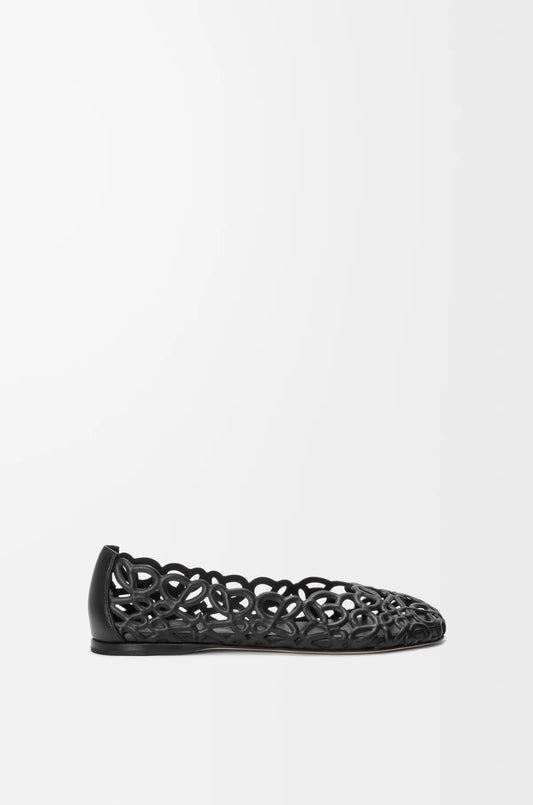 Petal Anagram Ballerina In Lambskin