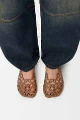 Petal Anagram Ballerina In Lambskin