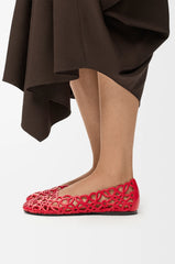 Petal Anagram Ballerina In Lambskin