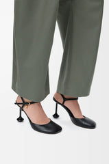 Toy Ankle Strap Pump In Lambskin