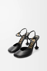 Toy Ankle Strap Pump In Lambskin