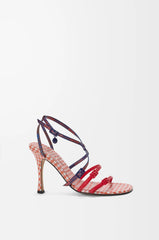 New Comic Sandal In Printed Nappa Lambskin