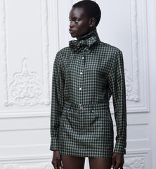 Blouse with Removable Bow Tie