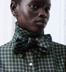 Blouse with Removable Bow Tie