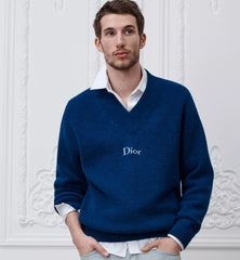 Sweater with Dior Embroidery, Regular Fit