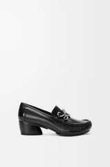 Oval Double L Loafer In Lambskin