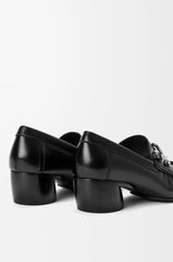 Oval Double L Loafer In Lambskin