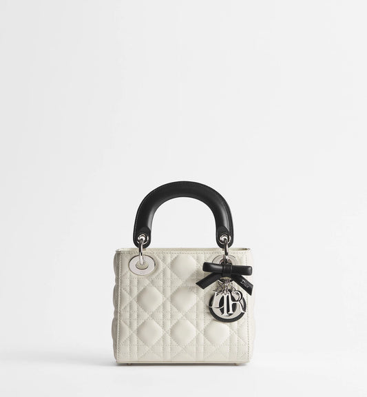 Dior Or Mini Lady Dior Bag with Chain