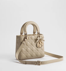 Small Lady Dior Bag with Strap