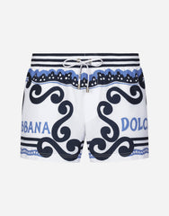 Swim Shorts With Marina Print