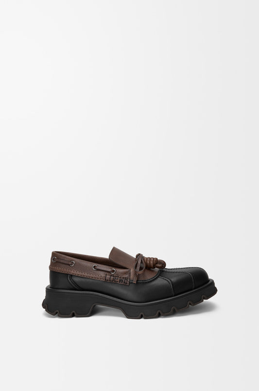 Bobby Derby In Calfskin And Vegetable-tanned Calfskin