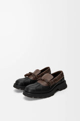 Bobby Derby In Calfskin And Vegetable-tanned Calfskin