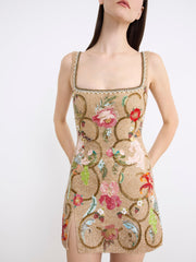 Medici Beaded Mini Dress