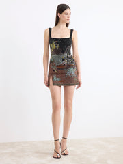 Medieval Beasts Mini Dress