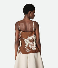 Italian Postcard Silk Top