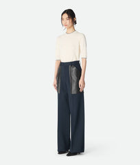 Wool And Cotton Trousers