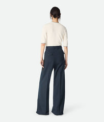 Wool And Cotton Trousers