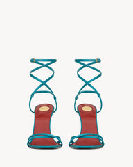 Opyum Sandals In Satin Crepe