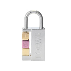 Padlock Charm In Brass