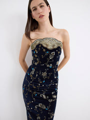 Night Sky Column Dress