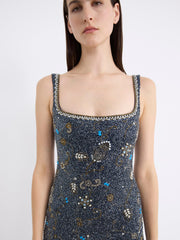 Night Sky Beaded Dress