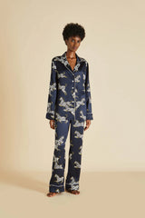 Lila Zizi Navy Pyjamas