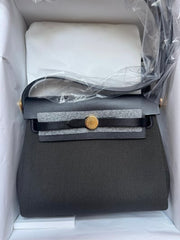 Mini Herbag Black/Dark Bronze GHW K
