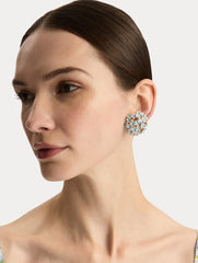 Small Allium Pompom Clip-On Earrings