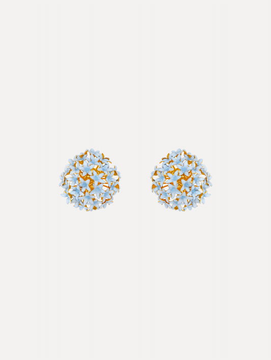 Small Allium Pompom Clip-On Earrings