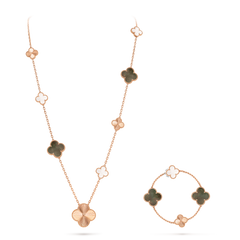 Magic Alhambra Transformable Long Necklace, 15 Motifs