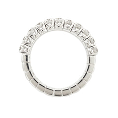 Xpandable™ half-way eternity diamond band