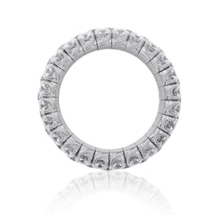 Xpandable™ three-row diamond band