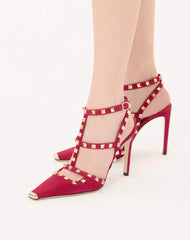 Rockstud Suede Pumps 100mm
