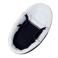 Royal Blue Luxury Moses Basket