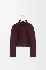 Short Trench In Cotton Blend