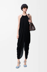 Draped Dress In Silk