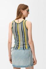 Top In Viscose And Cotton Blend